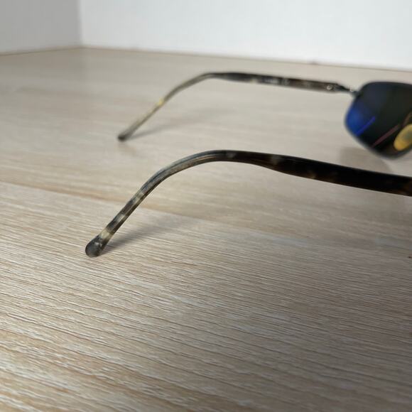 Maui Jim MJ-162-02 Kahuna Sunglasses READ Marble Gunmetal Aviator Japan - Picture 12 of 13